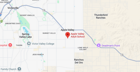 Apple Valley, CA Map